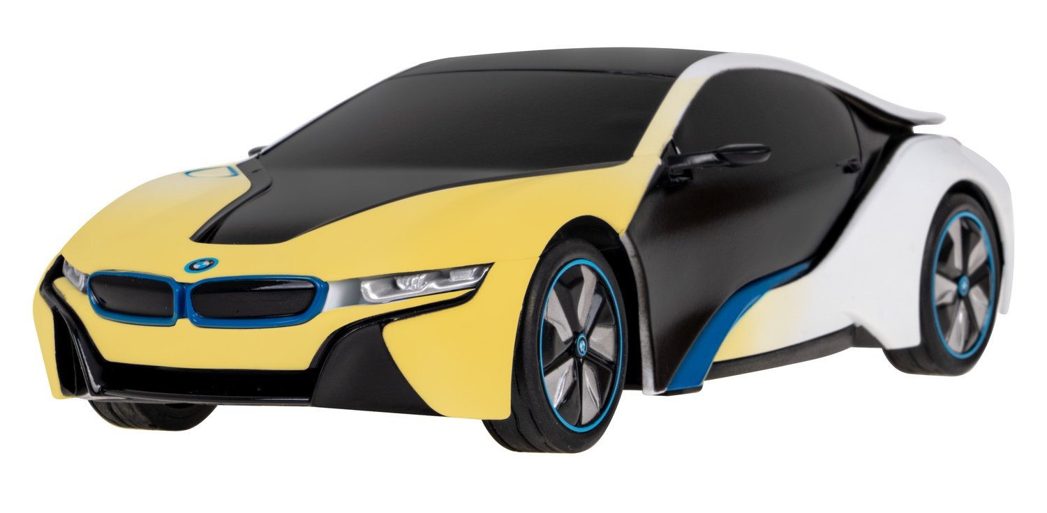 1:24 BMW i8 R/C bil med LED-lys &amp; gummihjul 