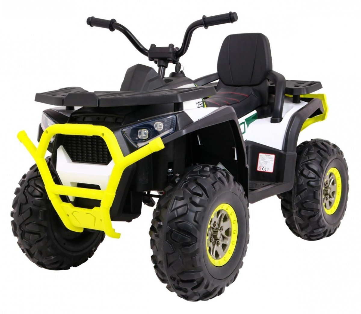 12V Desert Quad ATV med fjernbetjening, LED-lys, MP3 og mere