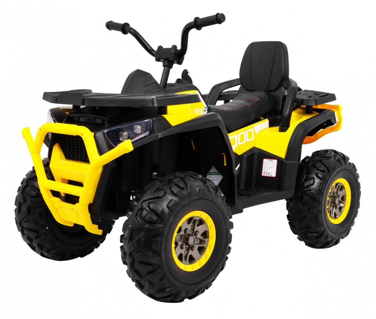 12V Desert Quad ATV med fjernbetjening, LED lys, MP3, EVA hjul