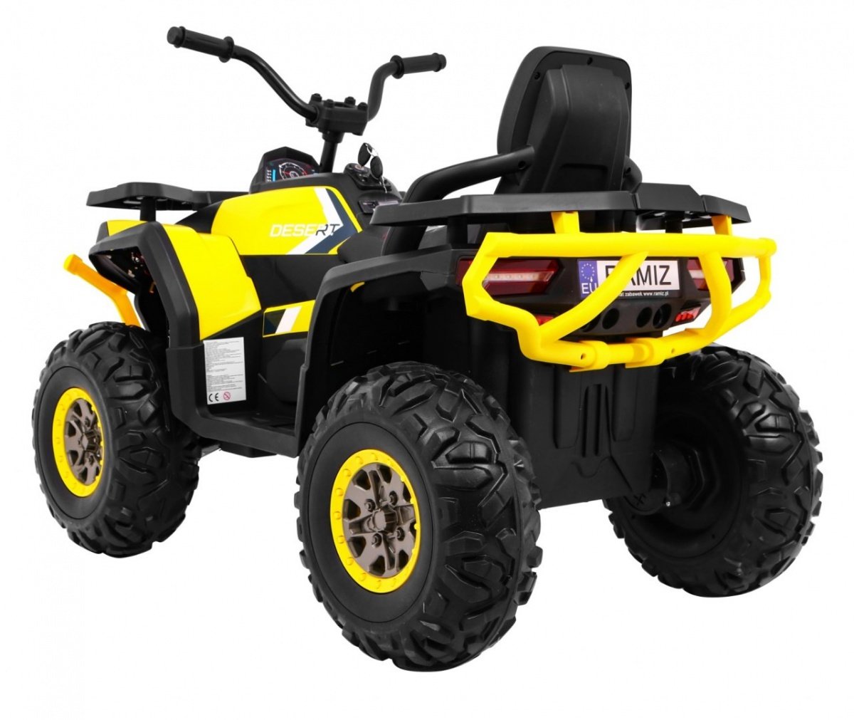 12V Desert Quad ATV med fjernbetjening, LED lys, MP3, EVA hjul