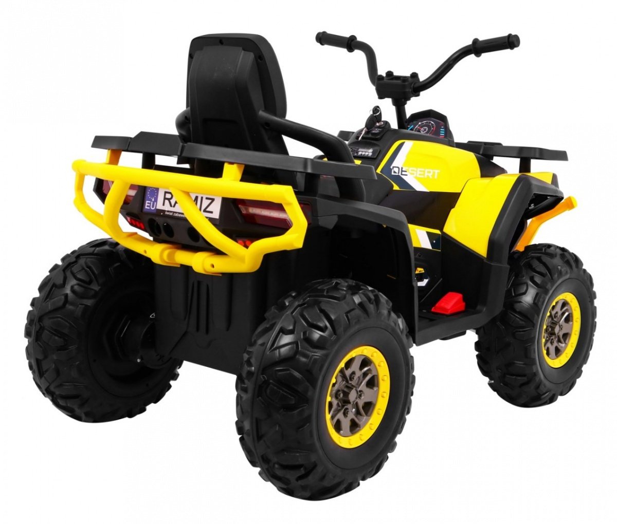 12V Desert Quad ATV med fjernbetjening, LED lys, MP3, EVA hjul