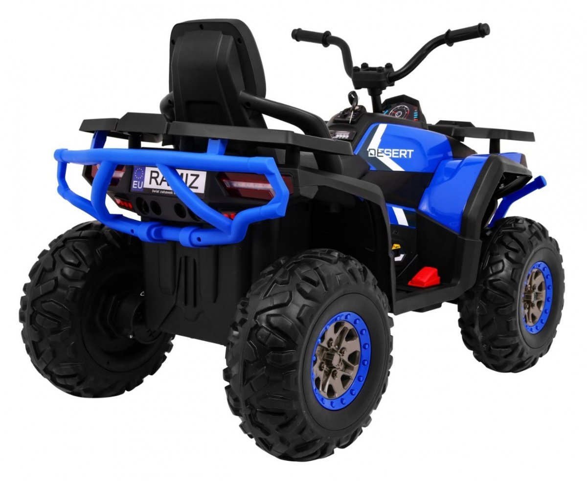 12V Desert Quad ATV med fjernbetjening, LED lys, MP3, EVA hjul