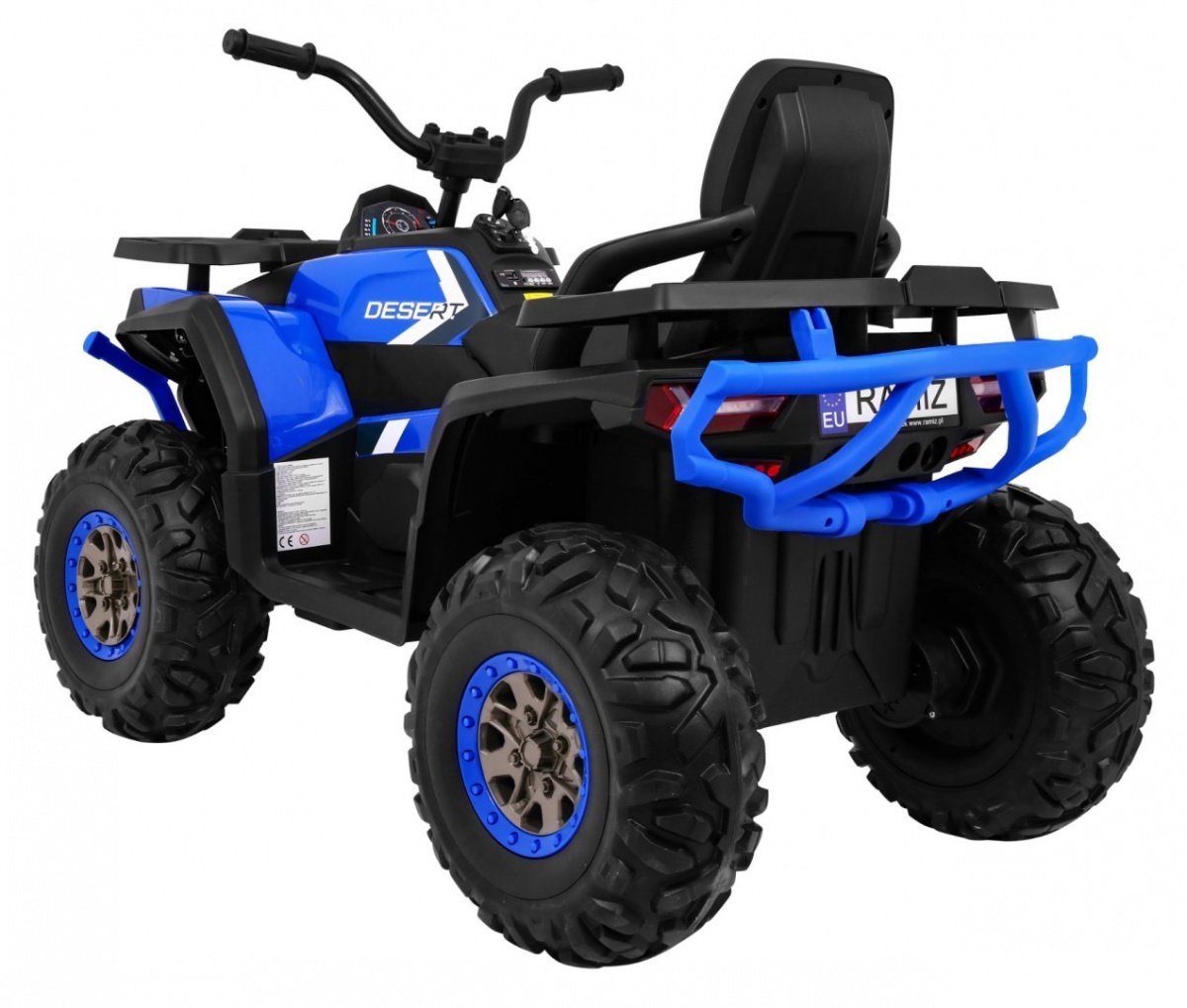 12V Desert Quad ATV med fjernbetjening, LED lys, MP3, EVA hjul