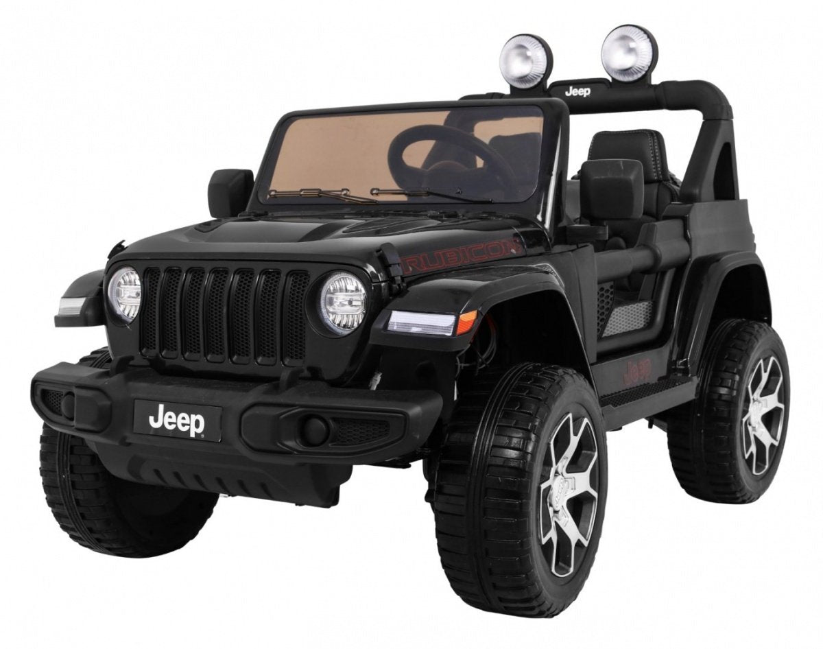 12V Jeep Wrangler Ride-On med LED-lys og MP3-afspiller