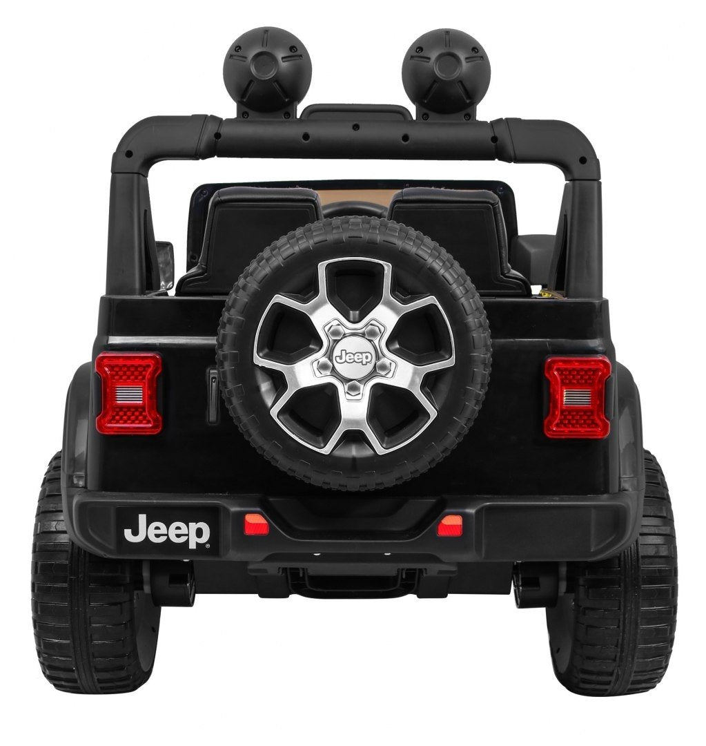 12V Jeep Wrangler Ride-On med LED-lys og MP3-afspiller