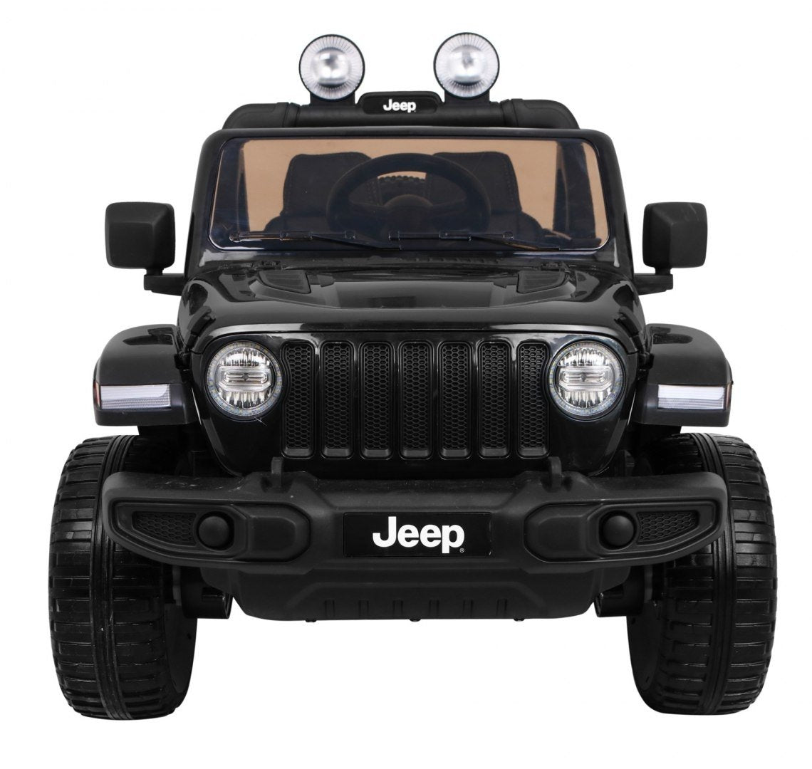 12V Jeep Wrangler Ride-On med LED-lys og MP3-afspiller