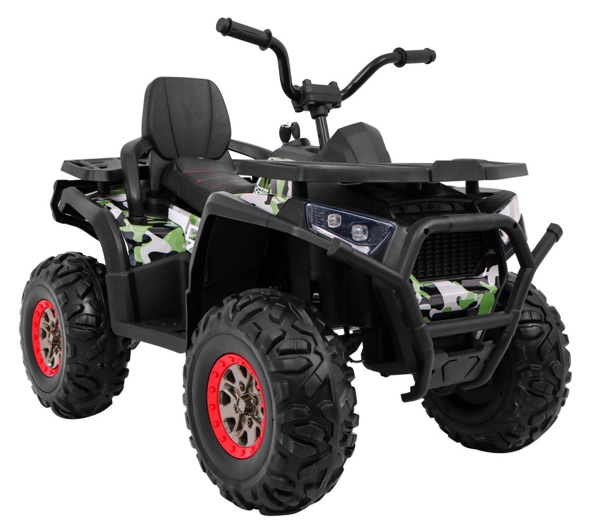 12V Kids Quad ATV med fjernbetjening, LED-lys, MP3 &amp; USB