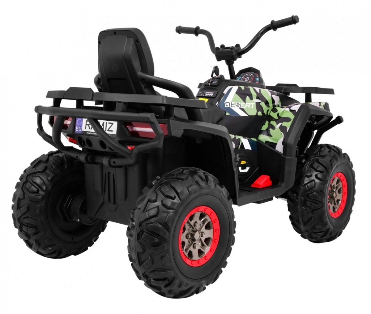 12V Kids Quad ATV med fjernbetjening, LED-lys, MP3 &amp; USB