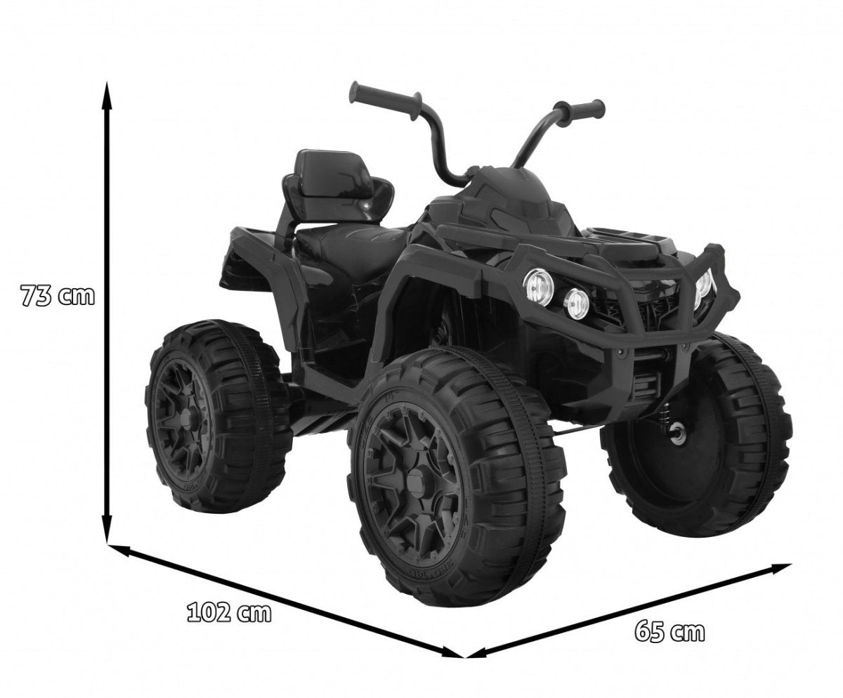 12V Kids Quad ATV med fjernbetjening, LED-lys, MP3, USB