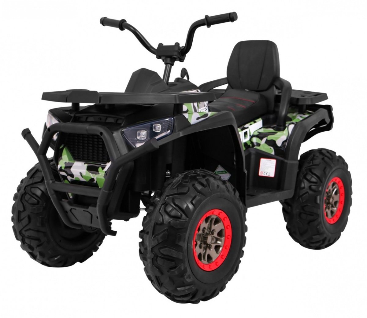 12V Kids Quad ATV med fjernbetjening, LED-lys, MP3 &amp; USB