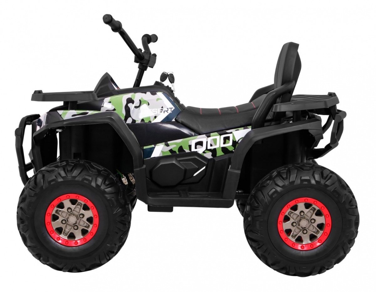 12V Kids Quad ATV med fjernbetjening, LED-lys, MP3 &amp; USB