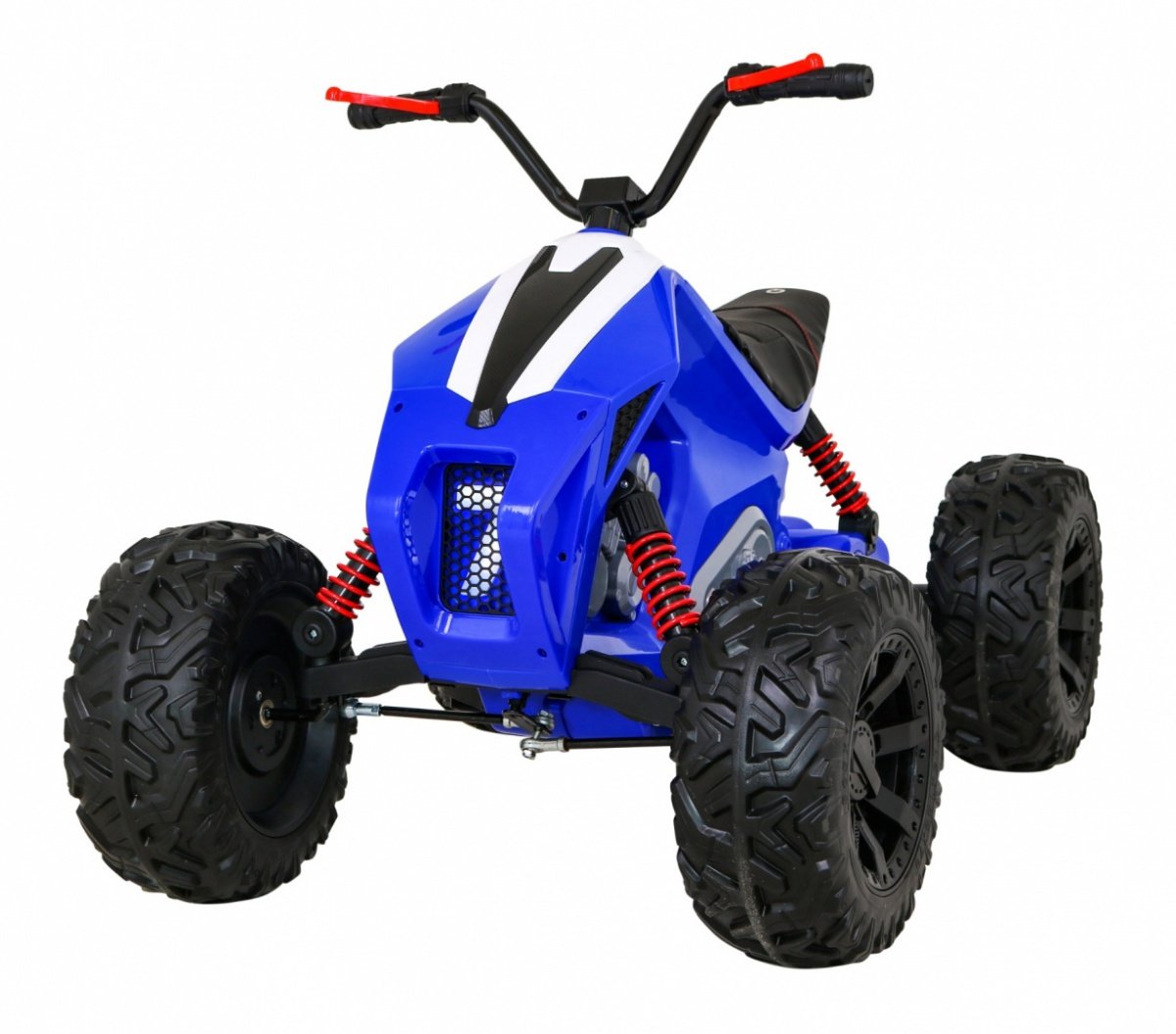 12V Kids Quad med LED-lys, MP3, USB og lædersæde