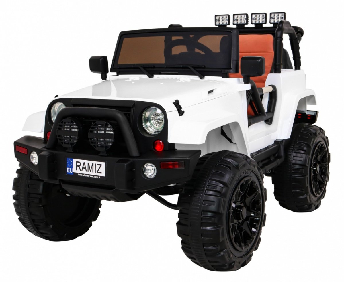 12V Kids offroad jeep med fjernbetjening, LED, MP3, USB