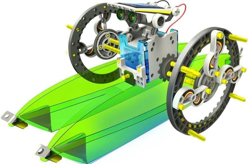 14-i-1 Solar Robot Kit til børn - Byg og lær STEM-legetøj