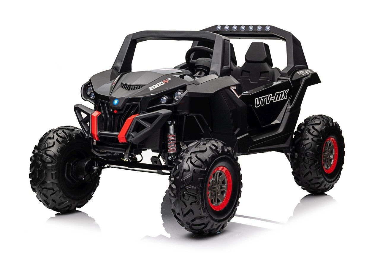 2000N Buggy UTV: 4x75W motorer, 2x12V batteri, LED-lampor