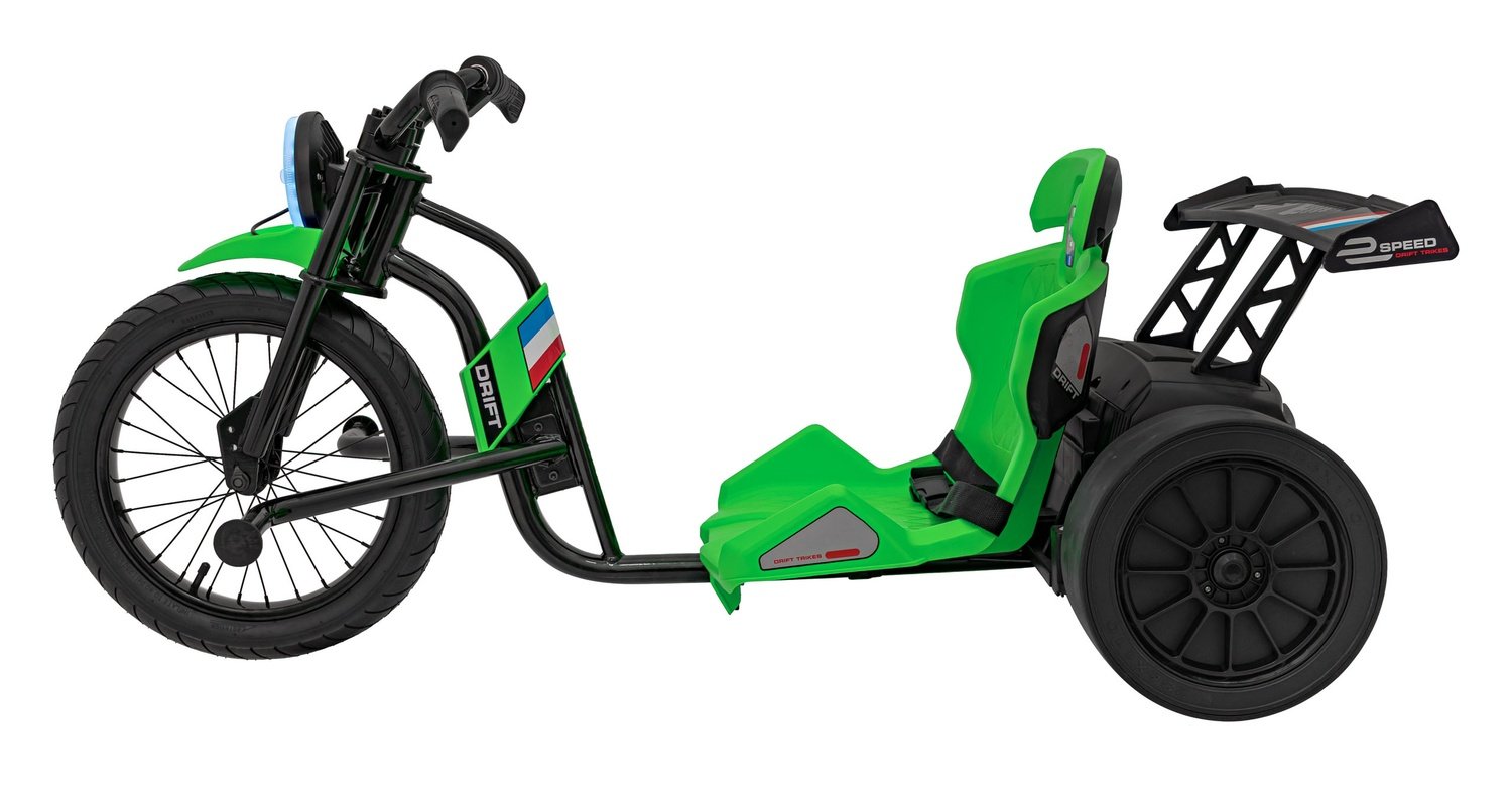 21-växlad driftcykel med dubbla 25000 RPM-motorer och LED-lampor