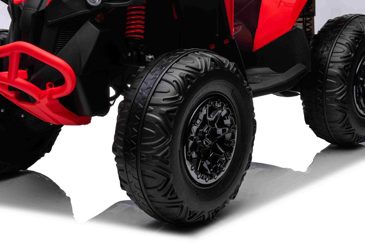 24V Quad ATV med LED-lys, Bluetooth og EVA hjul