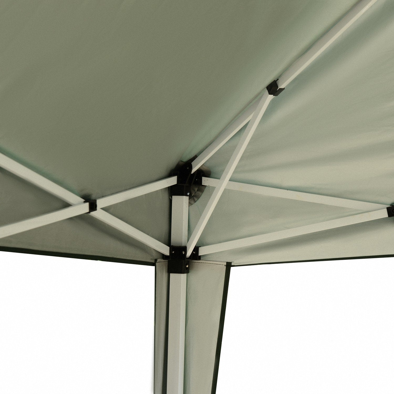 Gazebo 2,95X2,95M Pop-Up Foldbar Gazebo UV Beskyttelse Sammenfoldelig Stål Oxford Green