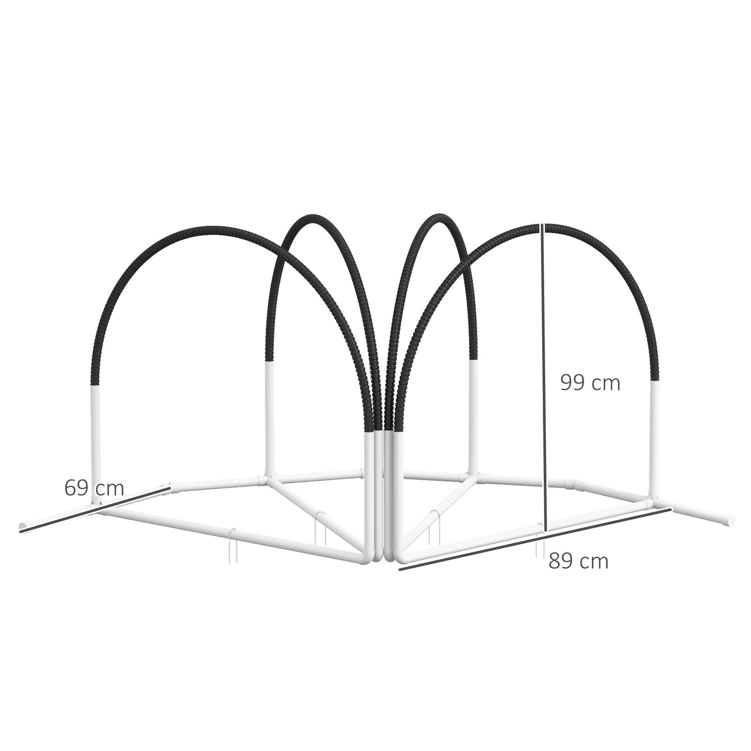 Dog Agility Set, Set Med 4 Hundträning Med Slalomstavar, Agility Utrustning För Hundar Med Oxford Bärväska, Svart