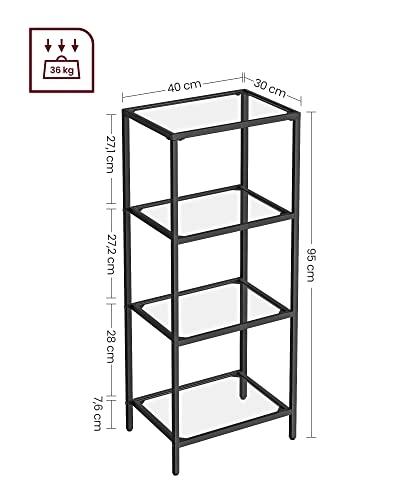 4-lags sort reol: Moderne, robust, nem at samle