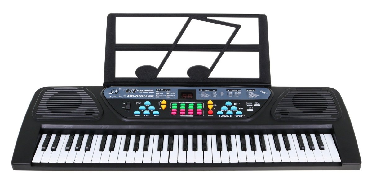 61-Key Kids Music Keyboard med MP3, Bluetooth og Mic