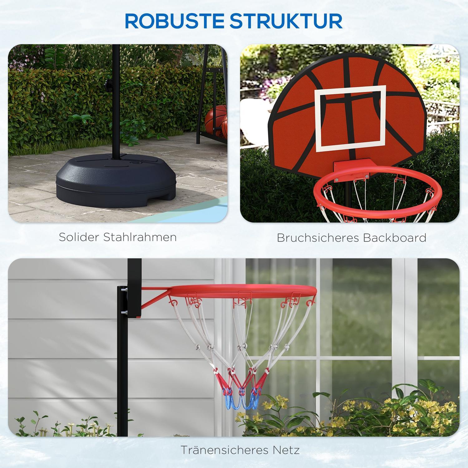 Basketballbøjlestativ Højdejusterbart basketballstativ Magnetisk dartskive 129-179 cm