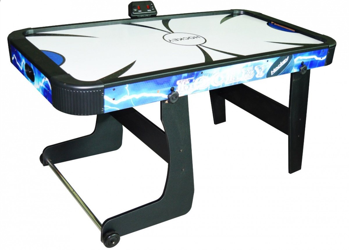 Air Hockey bord med elektronisk tæller, 152x74x76 cm