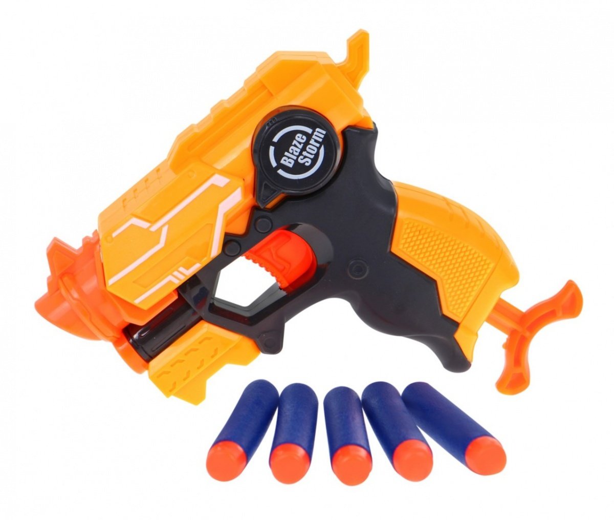 Blaze Storm Orange Foam Dart Pistol - Ingen batterier påkrævet