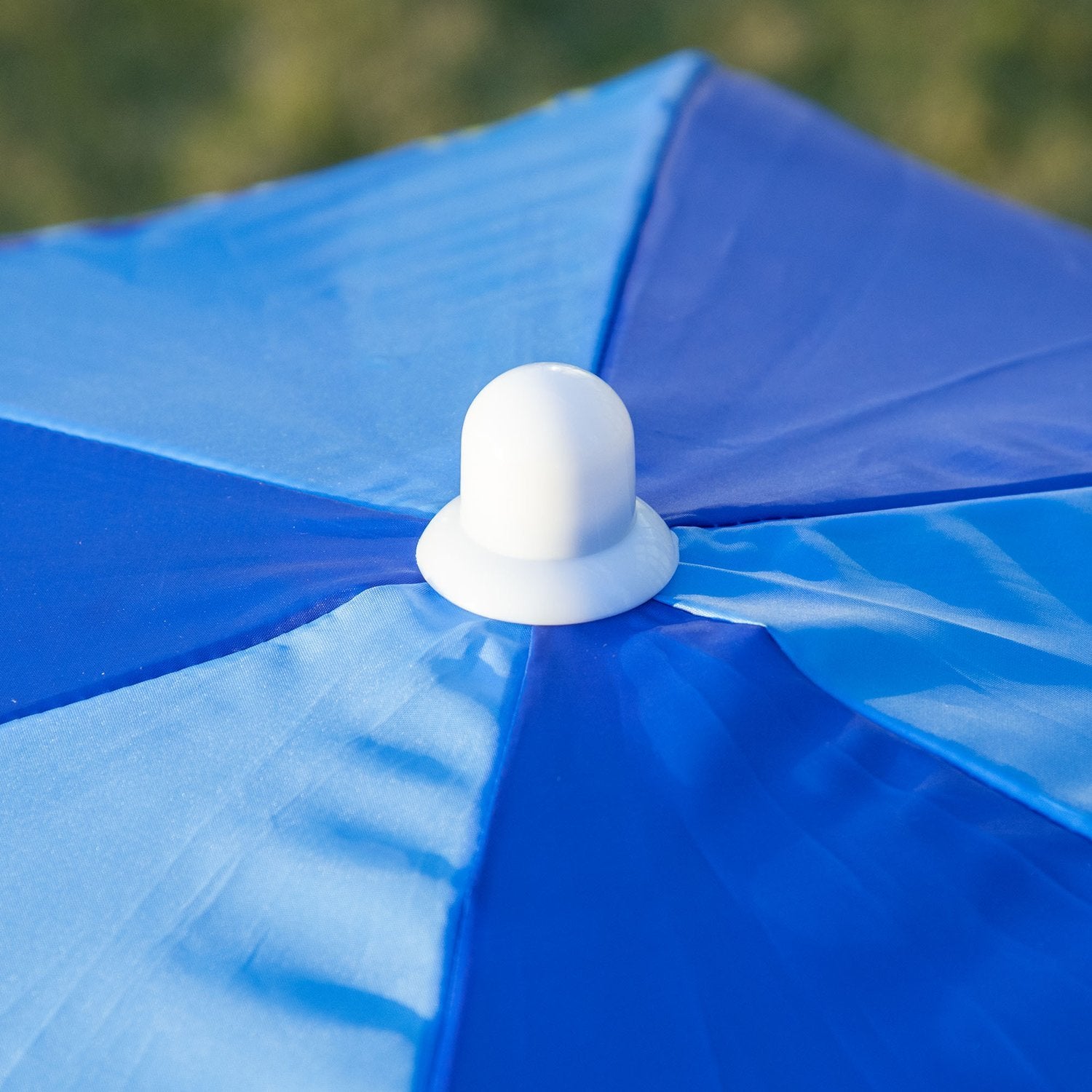 Børnesiddegruppe, Campingsæt, Havebord, 2 Klapstole, Parasol, 3-6 år, Blå