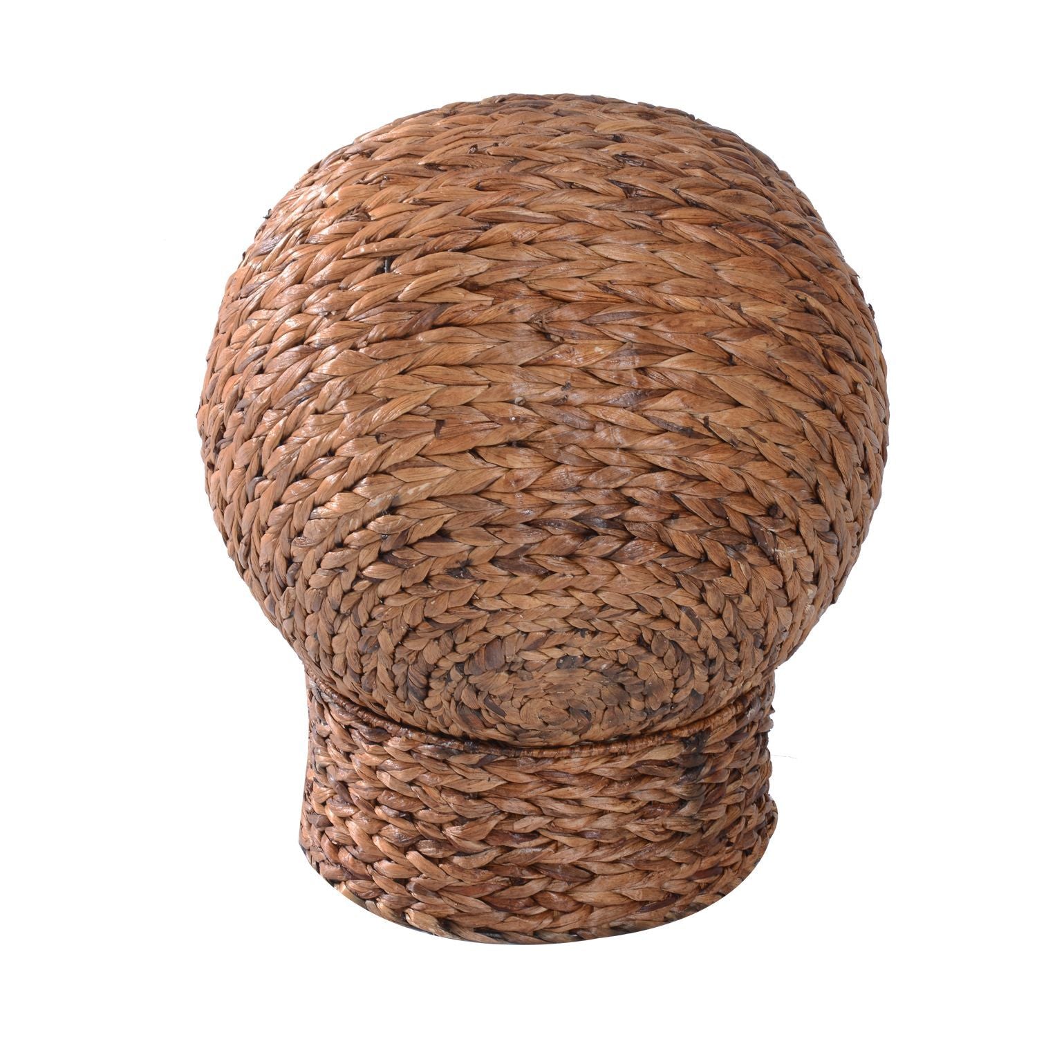 Rattan Cat Basket Komfortabel katteseng med pude, vandhyacint kæledyrsseng, lysebrun, 42X33X52Cm