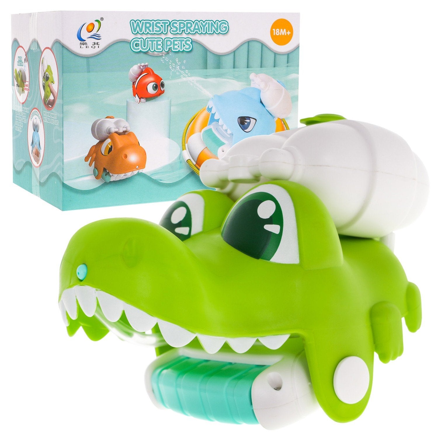 Crocodile Wrist Water Gun for Kids - Kul badleksak