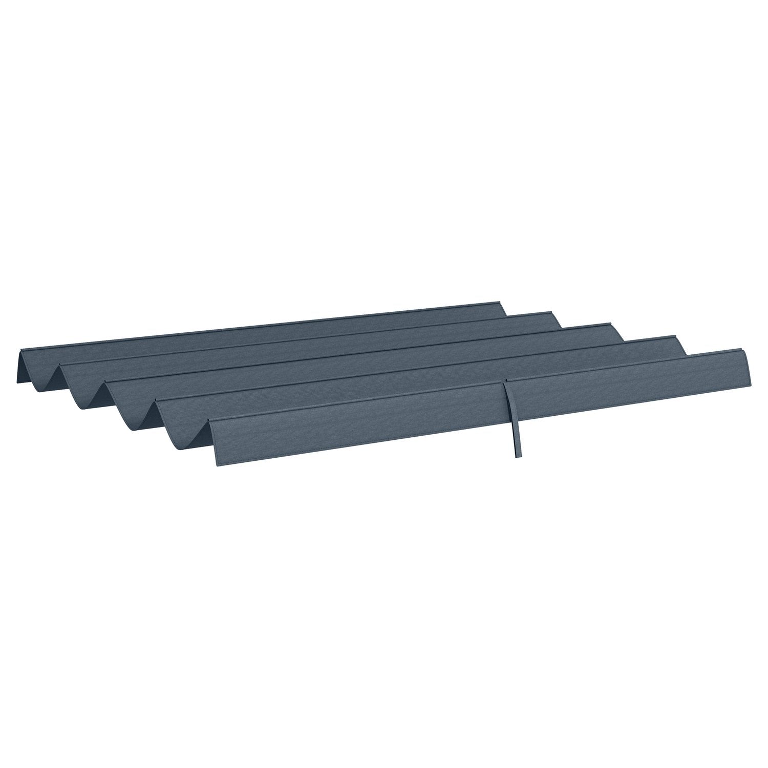 Udskiftning Pergola Tag Ca. 3 X 2,5M Pergola Beskyttelse Cover Pergola Tag Med UV Beskyttelse Til 3 X 2,15M Mørkegrå.