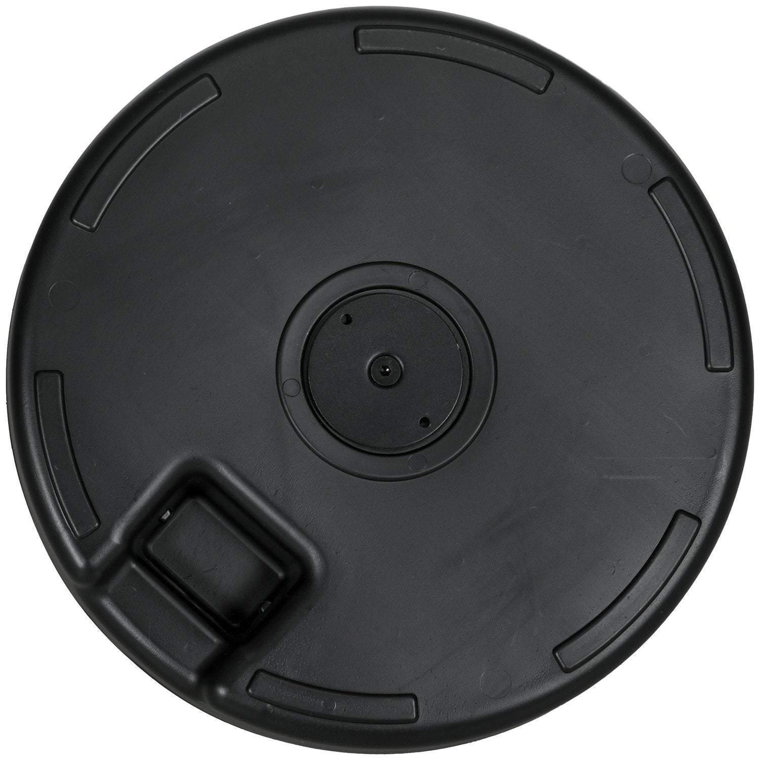 Parasollställ 29Kg Paraplybas För Ø38/48Mm Stolpar, Rottinglook, Perfekt För Trädgård & Balkong, Hdpe, Svart, Ø51X36Cm