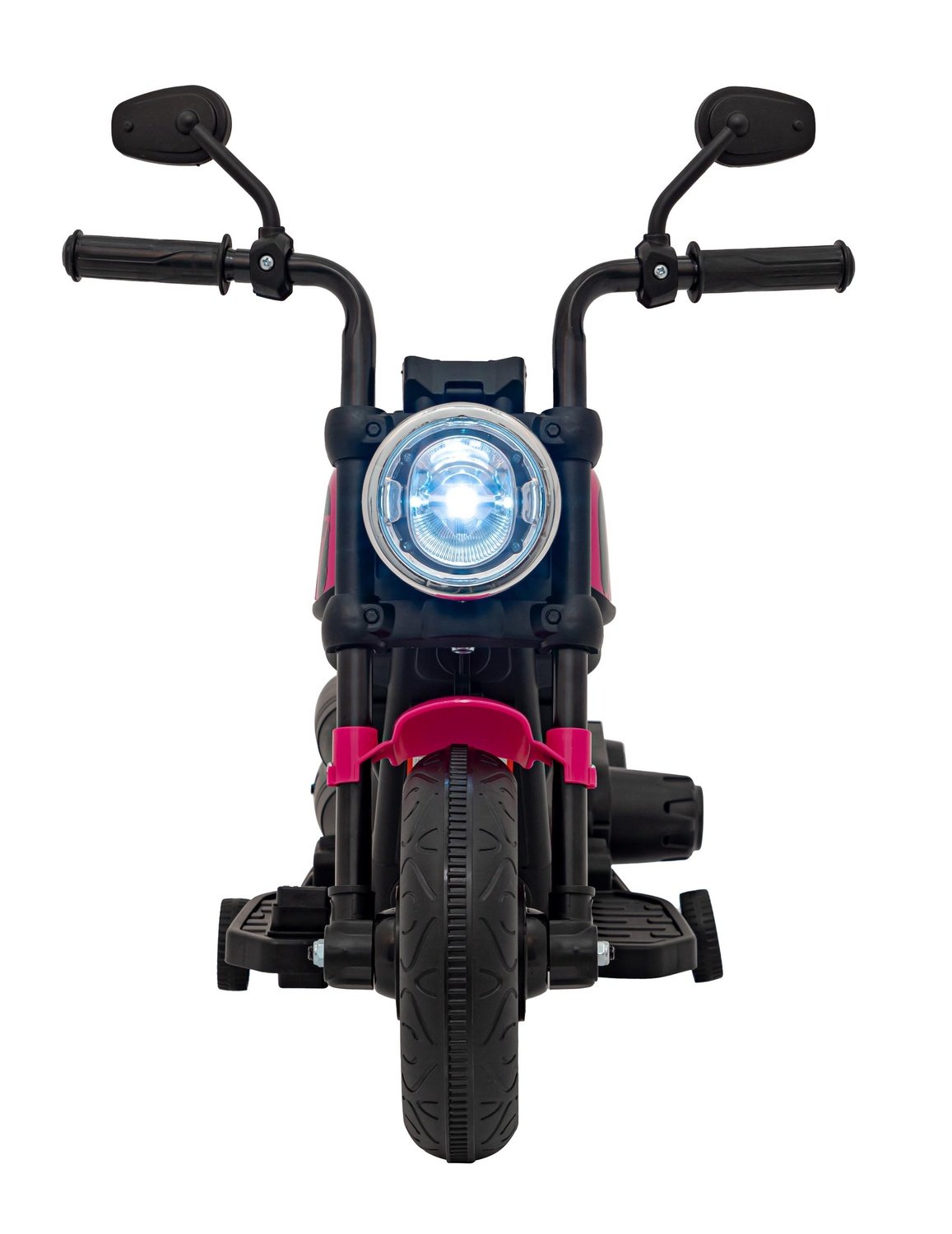 Elektrisk Chopper-motorcykel med LED-lampor och MP3-spelare