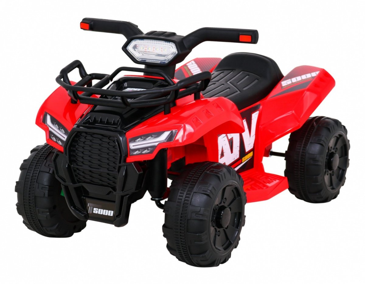 El-quad bike til børn med LED-lys, 6V batteri, 25W motor