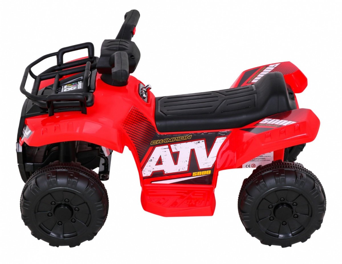 El-quad bike til børn med LED-lys, 6V batteri, 25W motor