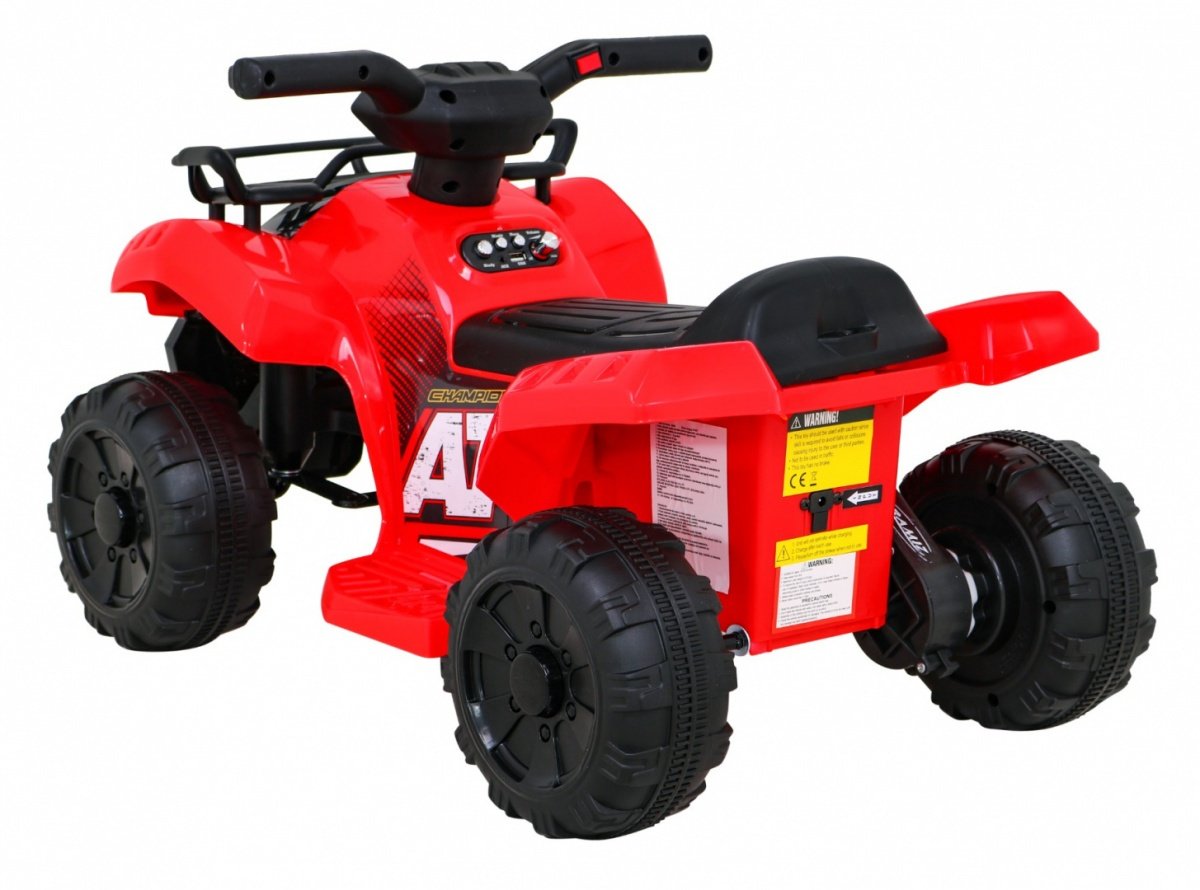 El-quad bike til børn med LED-lys, 6V batteri, 25W motor