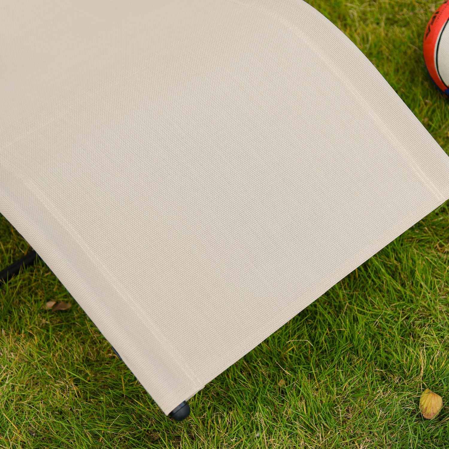 Gyngestol Gyngestol Havestol Gyngestol Metal Mesh Beige 150 X 62 X 88 Cm