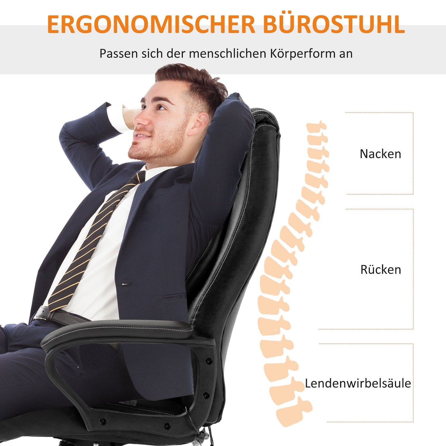 Massagestol Snurrstol Höjdjusterbar Ergonomisk Spelstol Datorstol 6 Vibrationspunkter Linne Känns Justerbar Svart