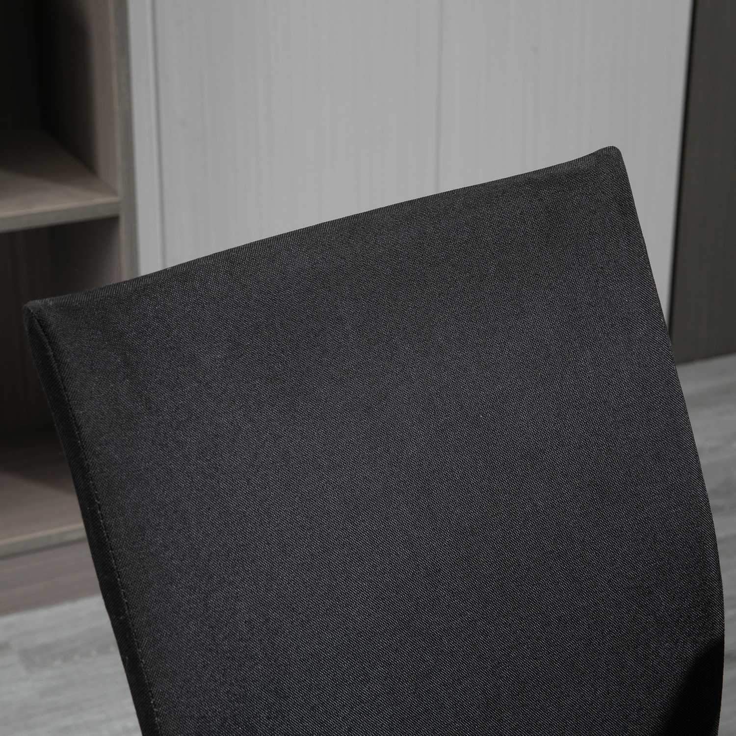 Kontorstol Skrivebordsstol Mesh Ryglæn Med Tilt Funktion Nakkestøtte Ergonomisk 360° drejelige hjul Skum Nylon Sort 61X61X89-99Cm