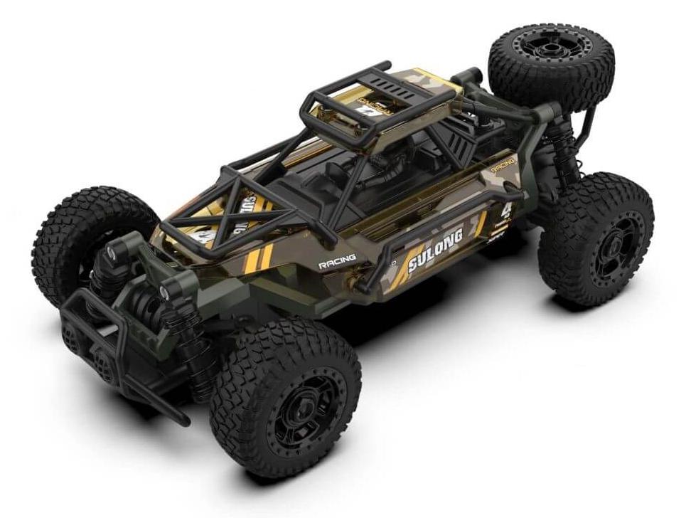 Fjernbetjening 1:18 Crawler Kit med 2,4GHz og gummidæk