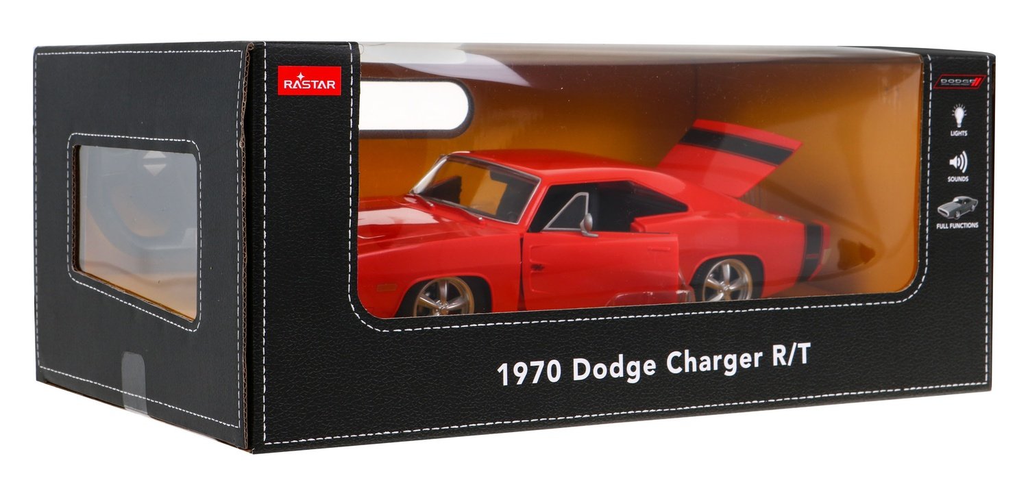 Fjärrkontroll Dodge Charger R/T 1:16 med LED-lampor