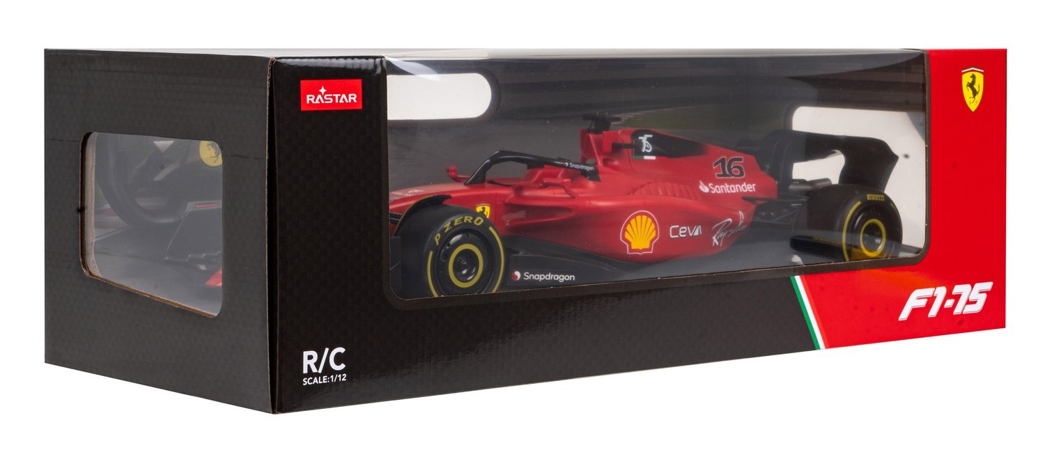 Fjernbetjening Ferrari F1 75 1:12 med LED-lys 