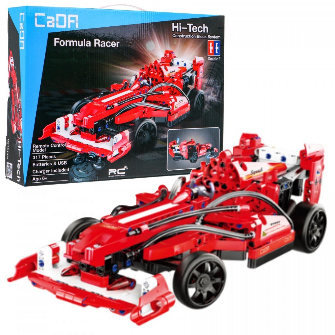 Fjernbetjening Formula Car Kit med lygter og 317 dele