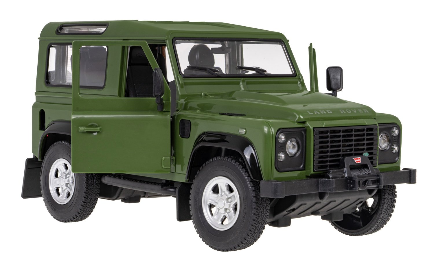 Fjernbetjening Land Rover Defender 1:14 med LED-lys 