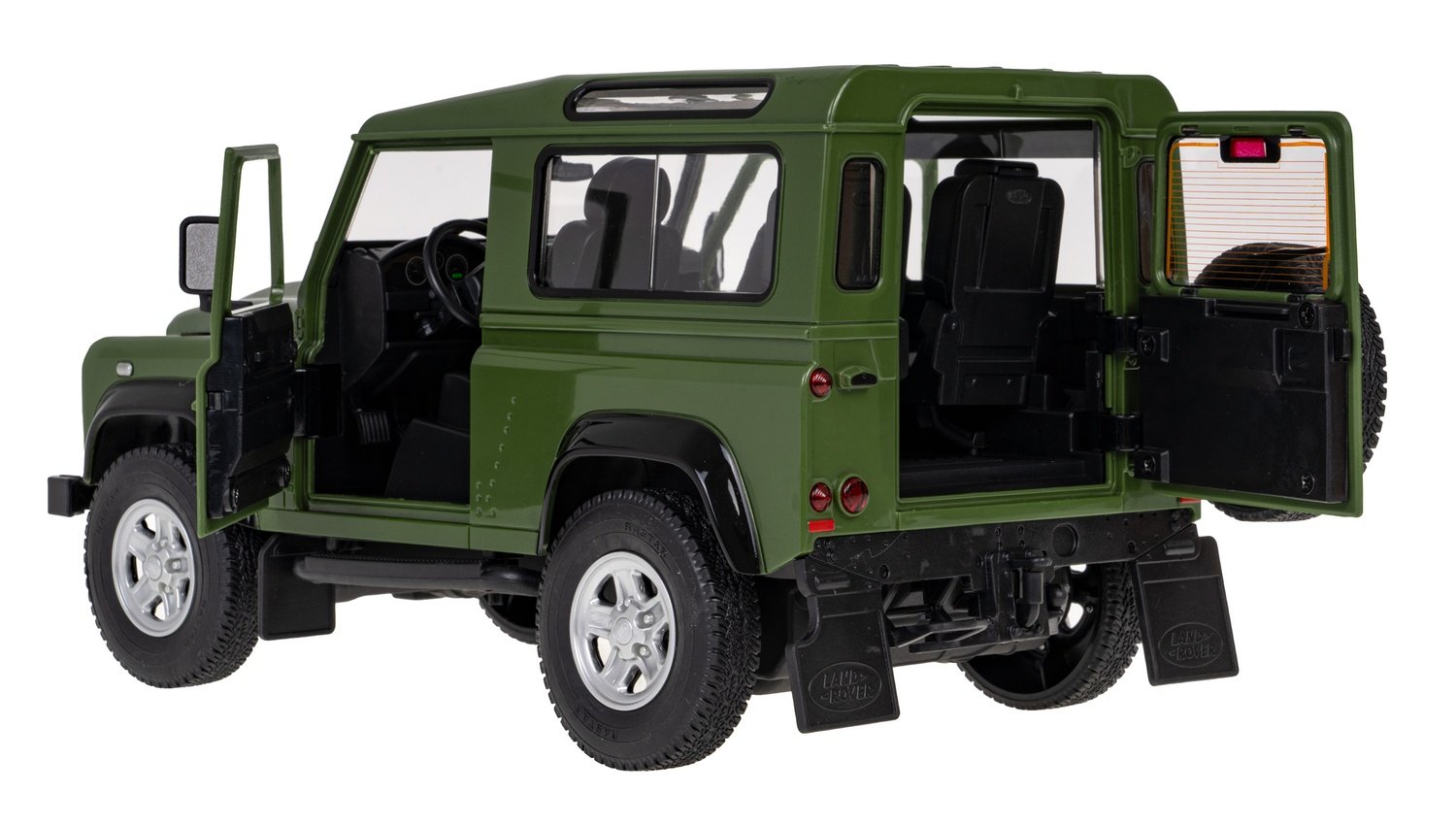 Fjernbetjening Land Rover Defender 1:14 med LED-lys 