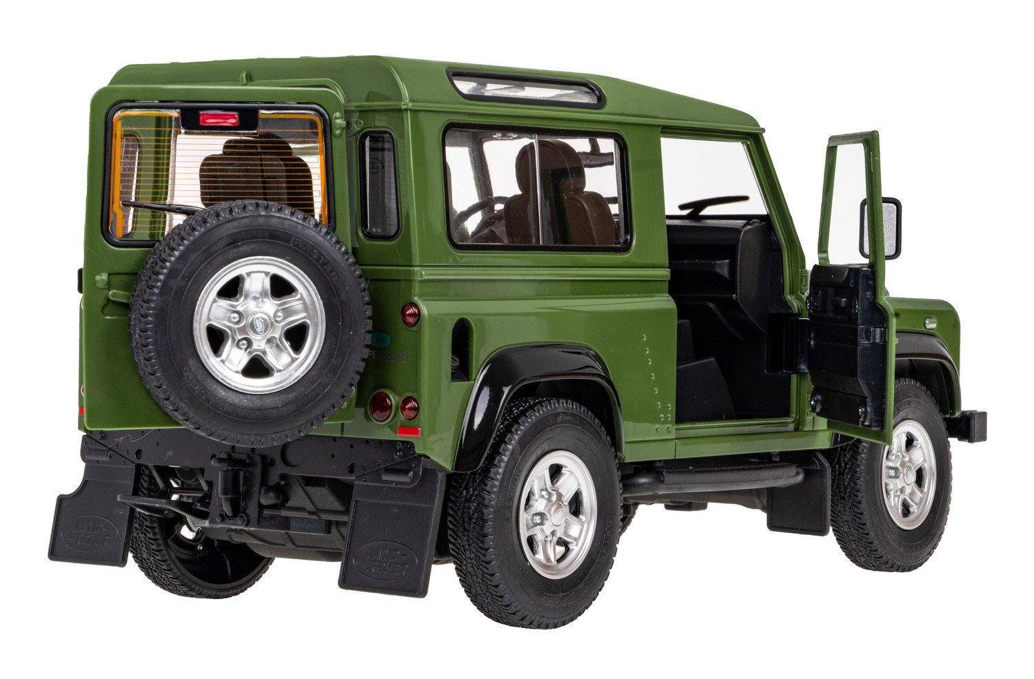 Fjernbetjening Land Rover Defender 1:14 med LED-lys 