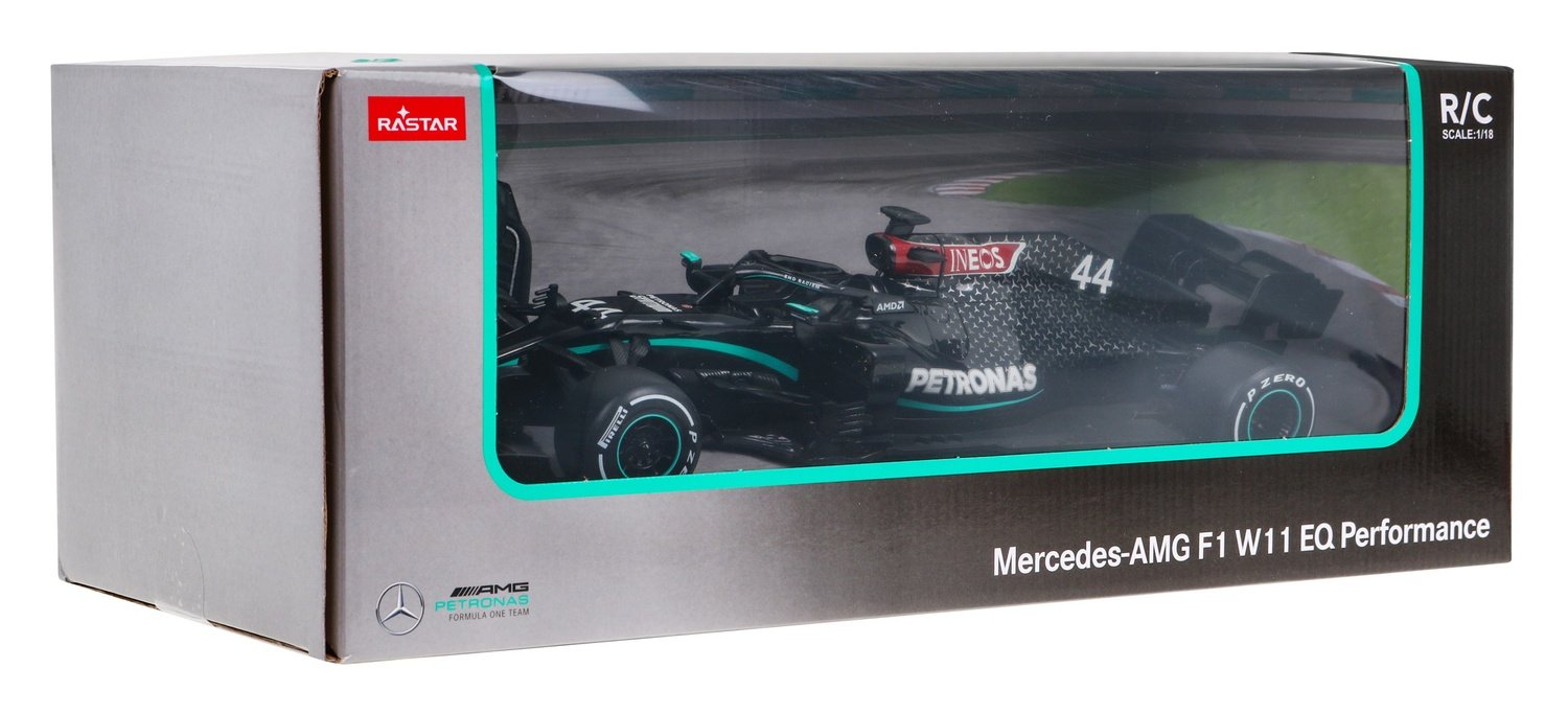 Fjernbetjening Mercedes-AMG F1 W11 Skalamodel 1:18 