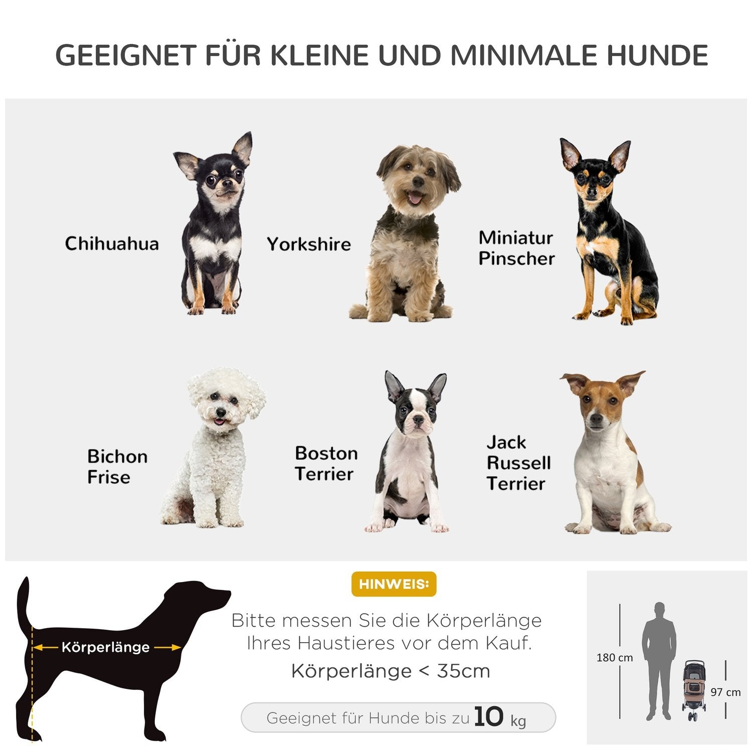 Hundeklapvogn Hundeklapvogn til hunde og katte, flerfarvet (kaffebrun)