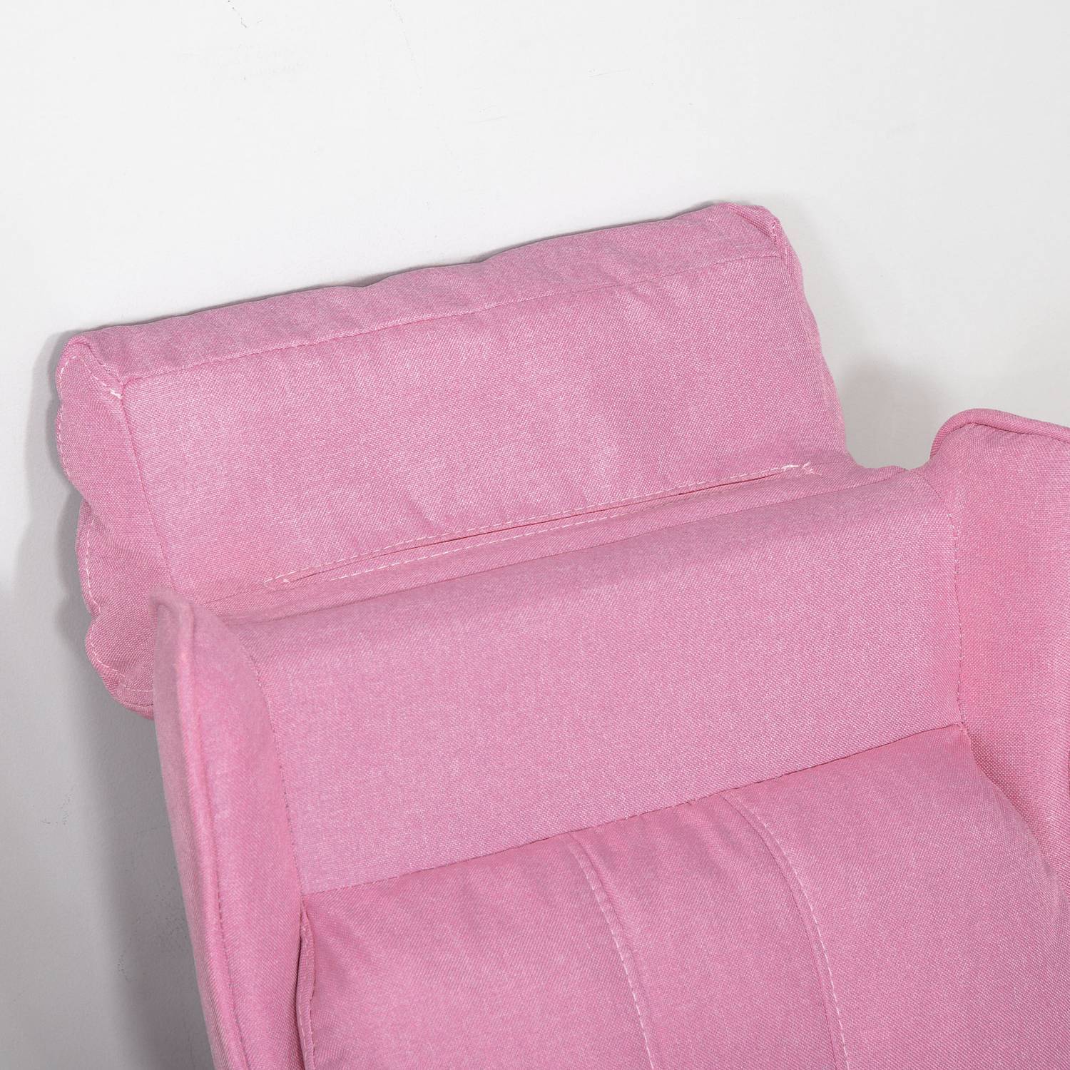 Justerbar Barnsoffa Med Fotstöd, Bekväm Barnfåtölj För 3-5 År, Rosa, 58X53X70Cm, Perfekt För Pojkar Och Flickor